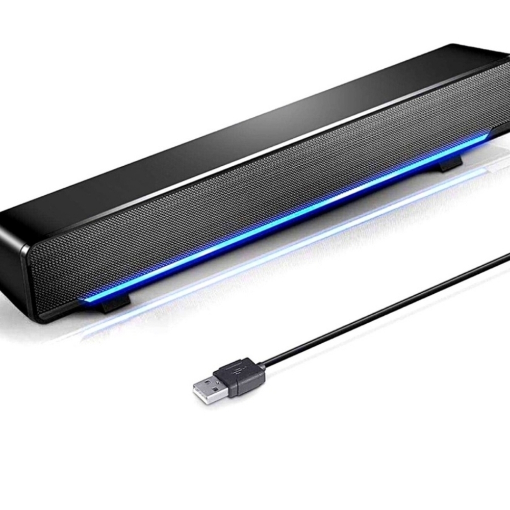 Marboo Upgraded USB Powered Computer Speaker with Lighting Control NIB